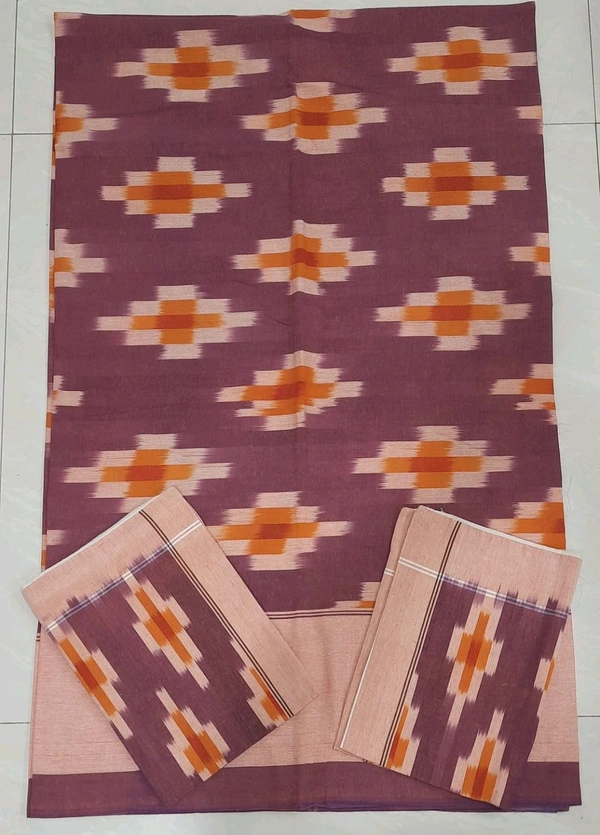 102254 Ekkat Cotton Double Bedsheet In Mix Colour  - 90×108