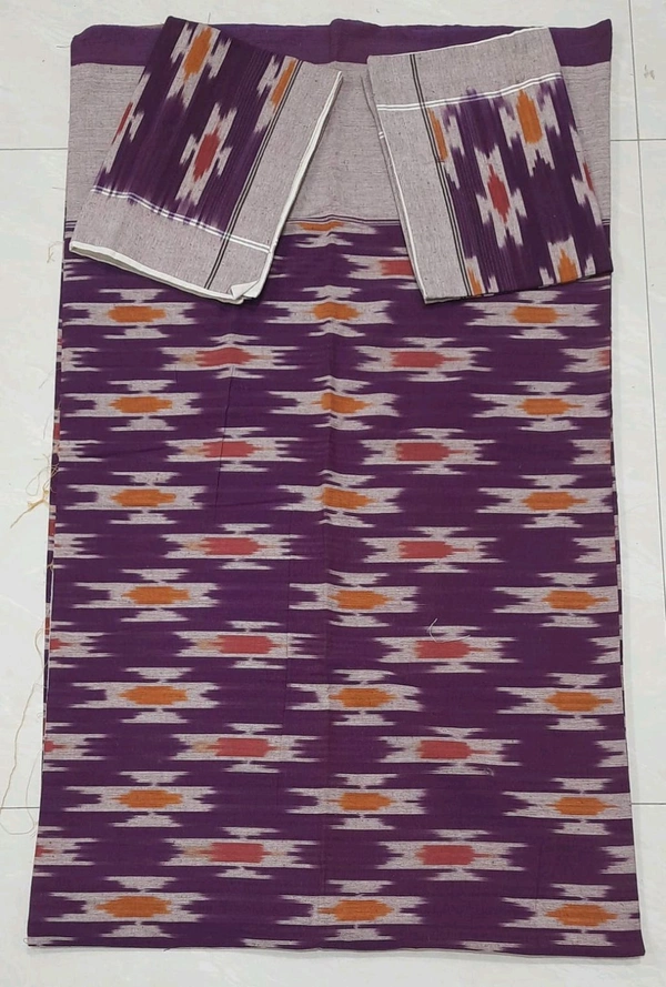102257 Ekkat Cotton Double Bedsheet In Mix Colour  - 90×108