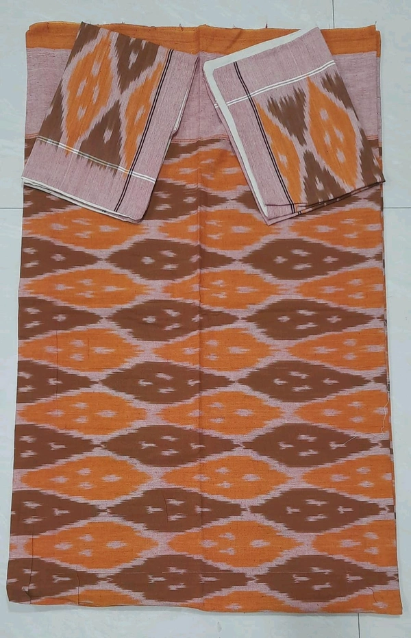 102259  Ekkat Cotton Double Bedsheet In Mix Colour  - 90×108