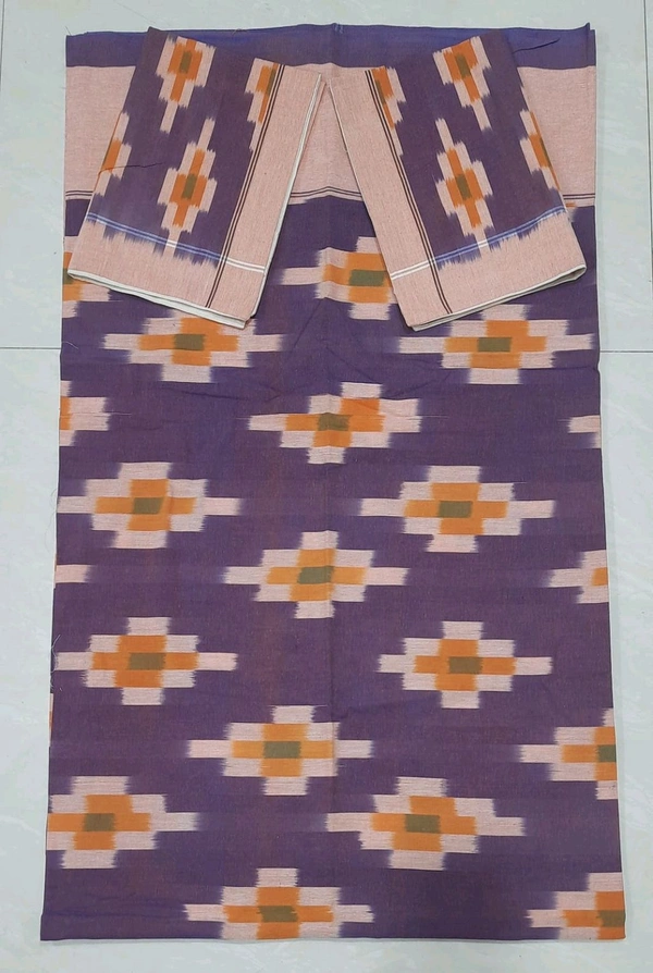 102262  Ekkat Cotton Double Bedsheet In Mix Colour  - 0.450