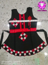 102303 Sambalpuri Kids, Baby Dress  - Black, 26