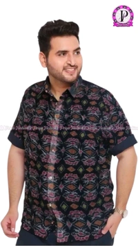 102333 Sambalpuri Half Shirt  - 38, Night Rider