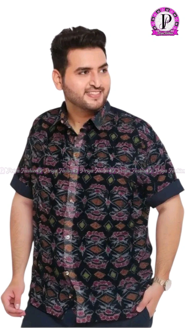 102333 Sambalpuri Half Shirt  - 38, Night Rider