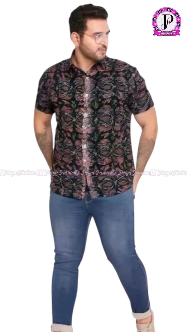 102333 Sambalpuri Half Shirt  - 38, Night Rider