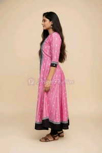 102378 Sambalpuri Round Kurti Top  - 40, Web Orange