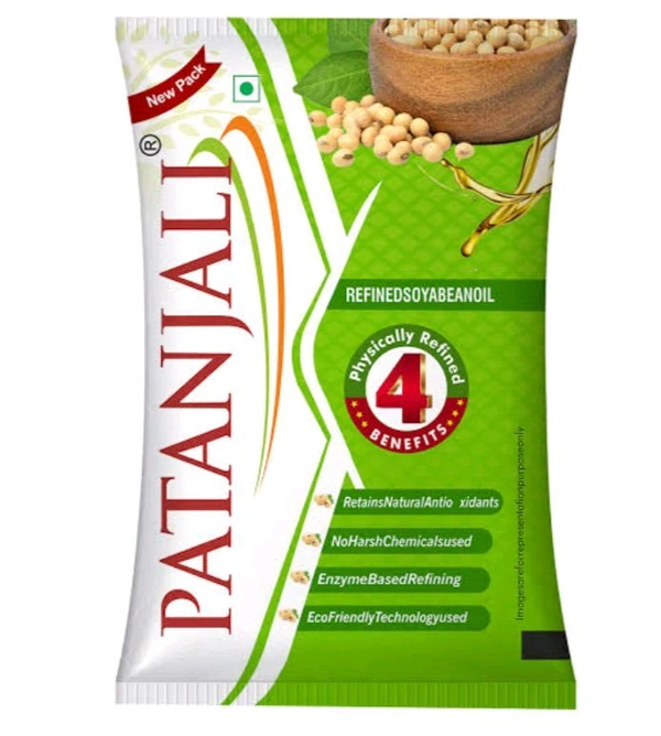 Patanjali Refined Soyabean Oil - 1 Ltr