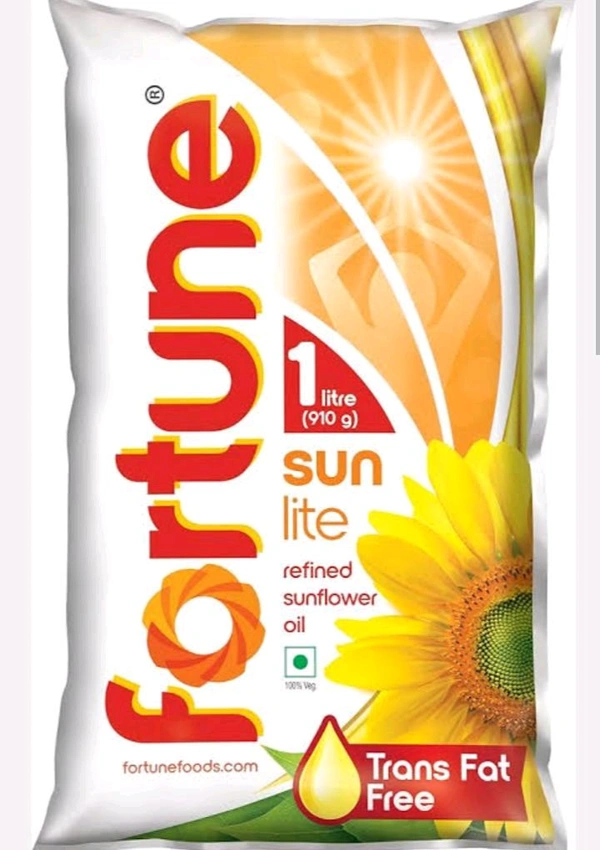 Fortune Refined Sunflower Oil - 1ltr