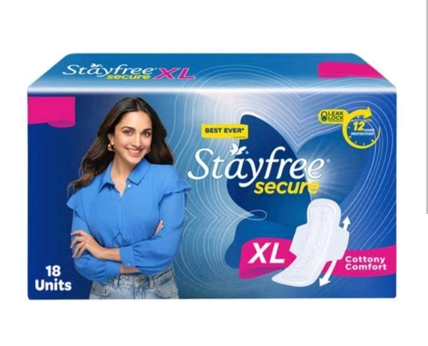 Stayfree Secure Xl - 18 Units