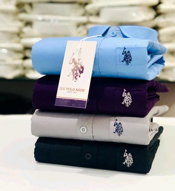 QUSPOLO 4 Pc Combo Cotton Regular Fit Shirt - M-38