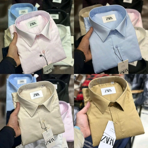 Zaraa 4 Pc Combo Cotton Regular Fit Shirt - XXL-44