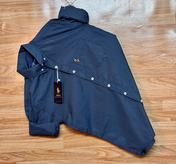 RL POLO Shirt Regular fit Checkd Formal Shirt - L-40