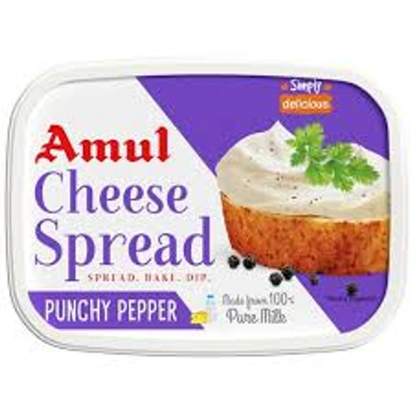 AMUL CHEESE SPREAD PUNVHY PEPPER - 200GM