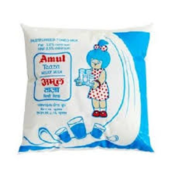 AMUL TAAZA MILK - 1LTR