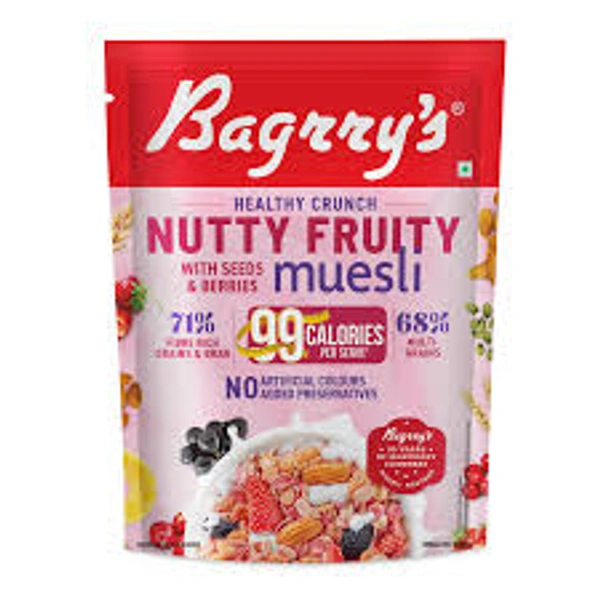BAGRRY'S MUESLI NUTTY FRUITY - 1KG