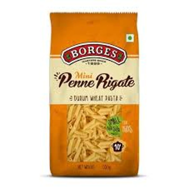 BORGES MINI PENNE RIGATE PASTA - 350GM