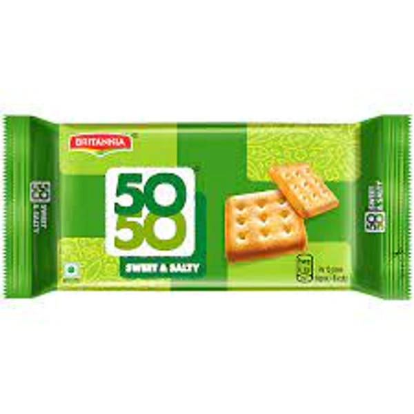 BRITANNIA 50-50 SWEET & SALTY BISCUITS - 76GM