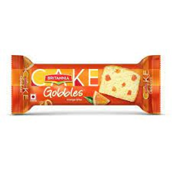 BRITANNIA GOOBLES ORANGE CAKE - 50GM