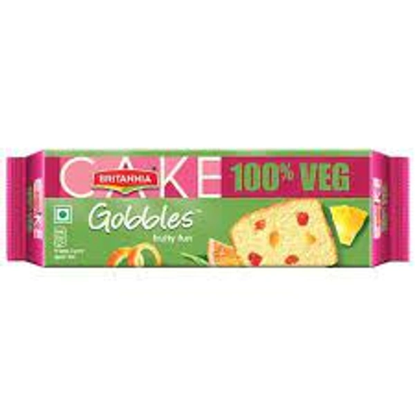 BRITANNIA GOOBLES VEG FRUIT CAKE - 30GM