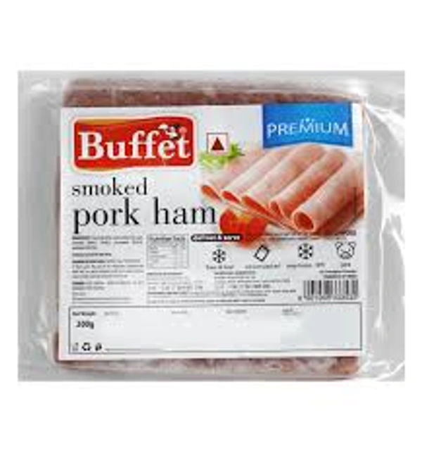 BUFFET SMOKED PORK HAM - 200GM