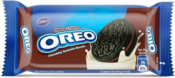 CADBURY OREO CHOCO CRÈME BISCUITS - 73.75GM
