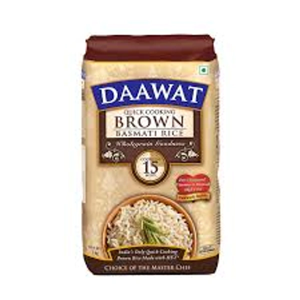 DAAWAT BROWN BASMATI RICE - 1KG