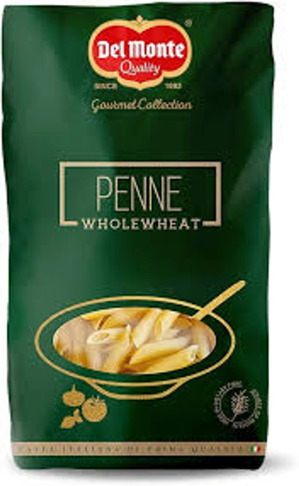 DEL MONTE WHOLE WHEAT PENNE PASTA - 500GM