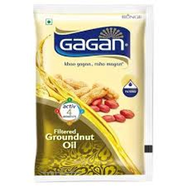 GAGAN ACTIV REFINED GROUNDNUT OIL - 1LTR