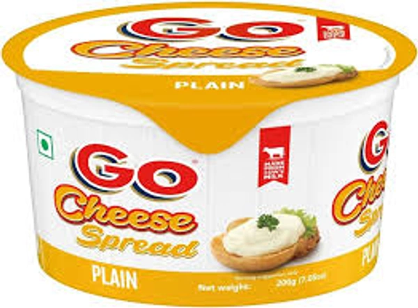 GOWARDHAN GO CHEESE SPREAD PLAIN - 200GM