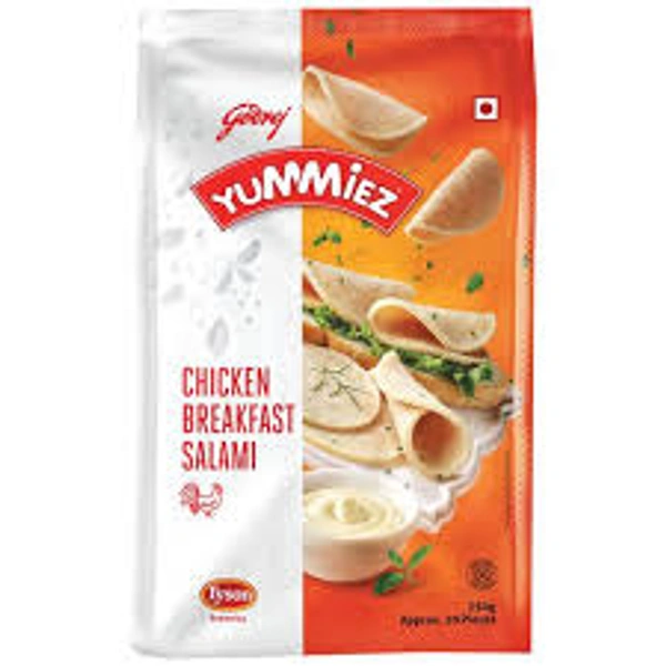 GODREJ YUMMIEZ CHICKEN BREAKFAST SALAMI - 250GM
