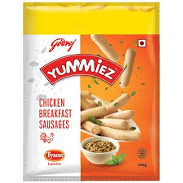 GODREJ YUMMIEZ CHICKEN BREAKFAST SAUSAGES - 250GM
