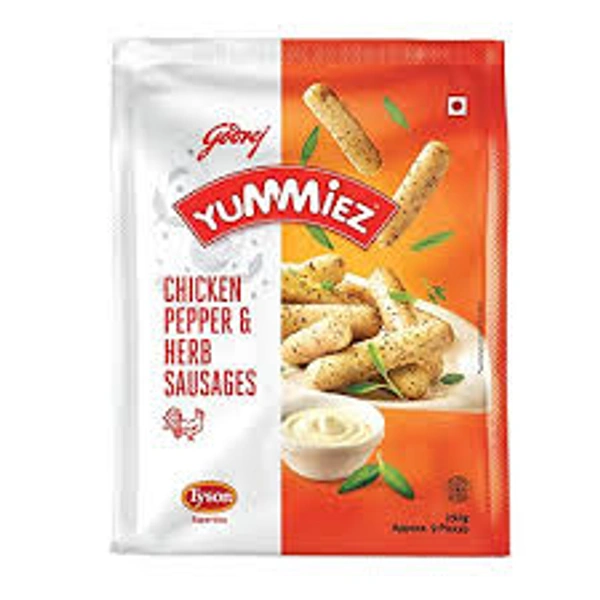 GODREJ YUMMIEZ CHICKEN CHILLI SAUSAGES - 250GM