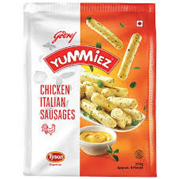 GODREJ YUMMIEZ CHICKEN ITALIAN SAUSAGES - 250GM