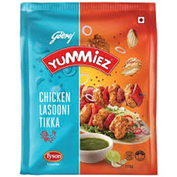 GODREJ YUMMIEZ CHICKEN LASOONI TIKKA - 300GM