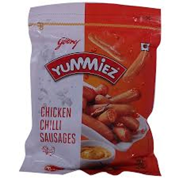 GODREJ YUMMIEZ CHILLI PEPPER SAUSAGES - 250GM