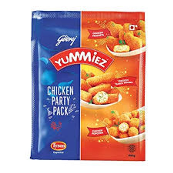 GODREJ YUMMIEZ PARTY CHICKEN PACK - 600GM