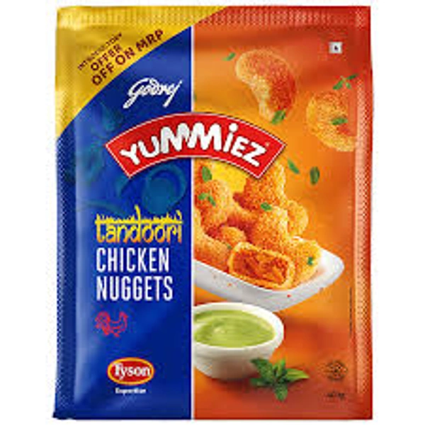 GODREJ YUMMIEZ TANDOORI CHICKEN NUGGETS - 400GM