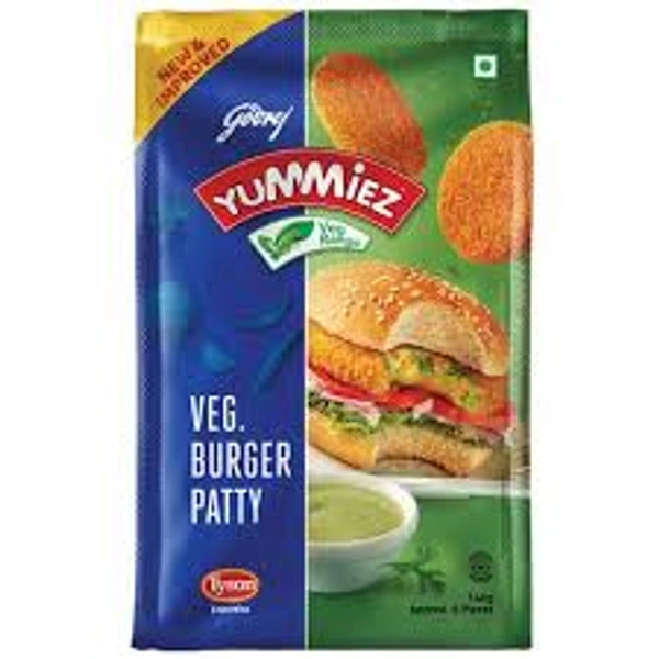 GODREJ YUMMIEZ VEG BURGER PATTY - 340GM