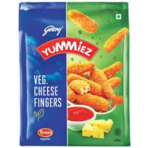 GODREJ YUMMIEZ VEG CHEESE FINGERS - 400GM