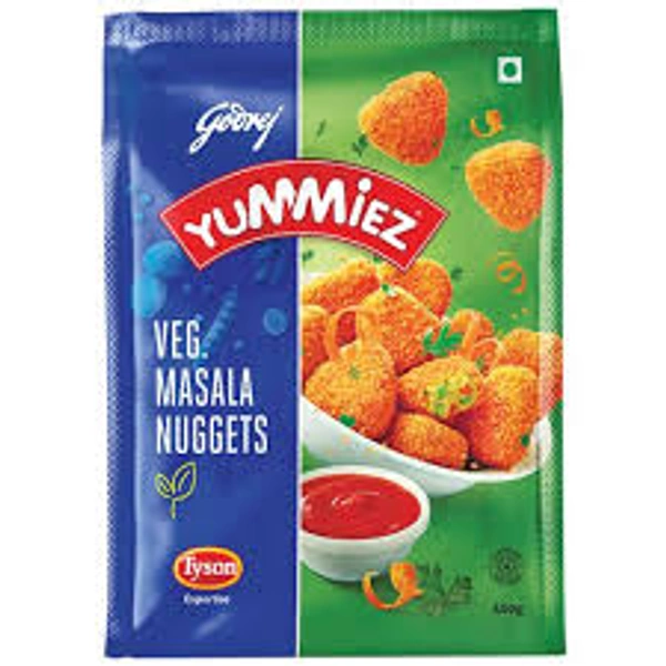 GODREJ YUMMIEZ VEG MASALA NUGGETS - 400GM