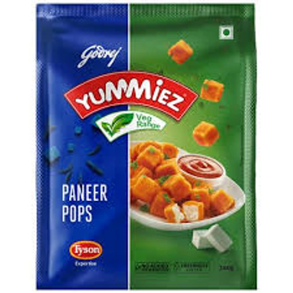 GODREJ YUMMIEZ VEG PANEER POPS - 360GM