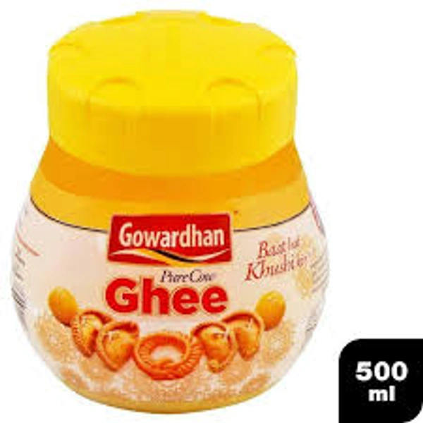 GOWARDHAN PURE COW GHEE JAR - 500ML