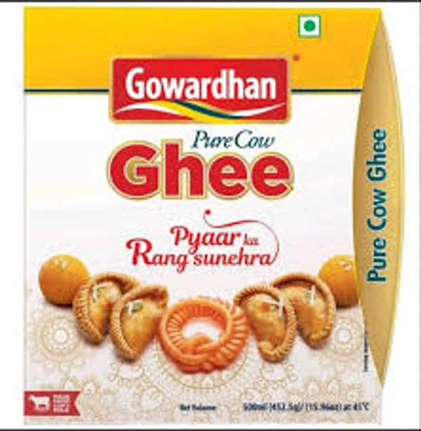GOWARDHAN PURE COW GHEE TETRA PACK - 500ML