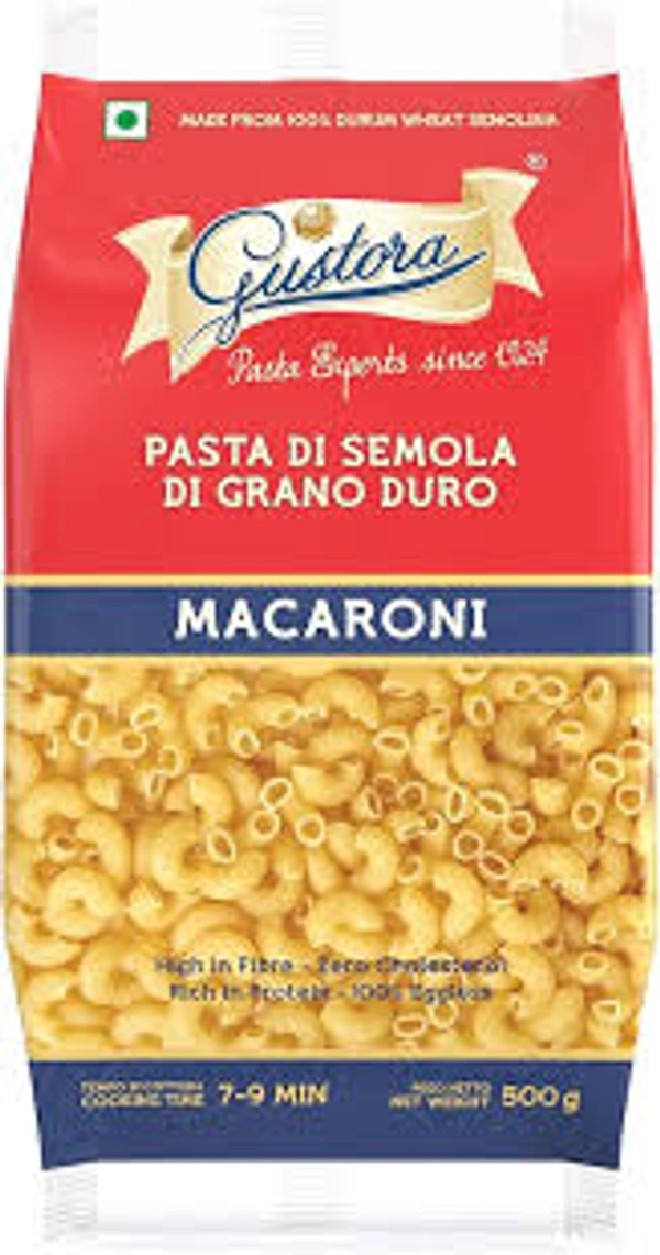 GUSTORA MACARONI PASTA - 500GM