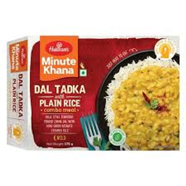HALDIRAMS MINUTE KHANA DAL TADKA WITH PLAIN RICE - 375GM