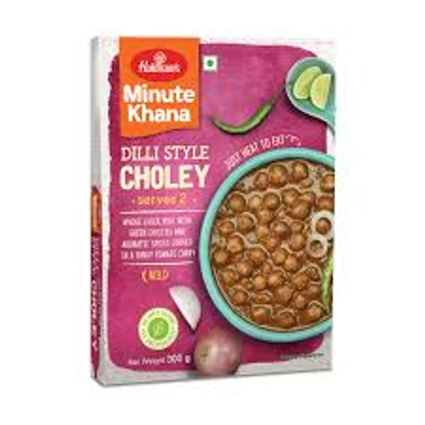 HALDIRAMS MINUTE KHANA DILLI STYLE CHOLEY - 300GM