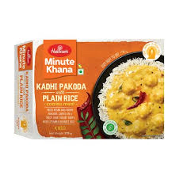 HALDIRAMS MINUTE KHANA KADHI PAKODA WITH PLAIN RICE - 375GM