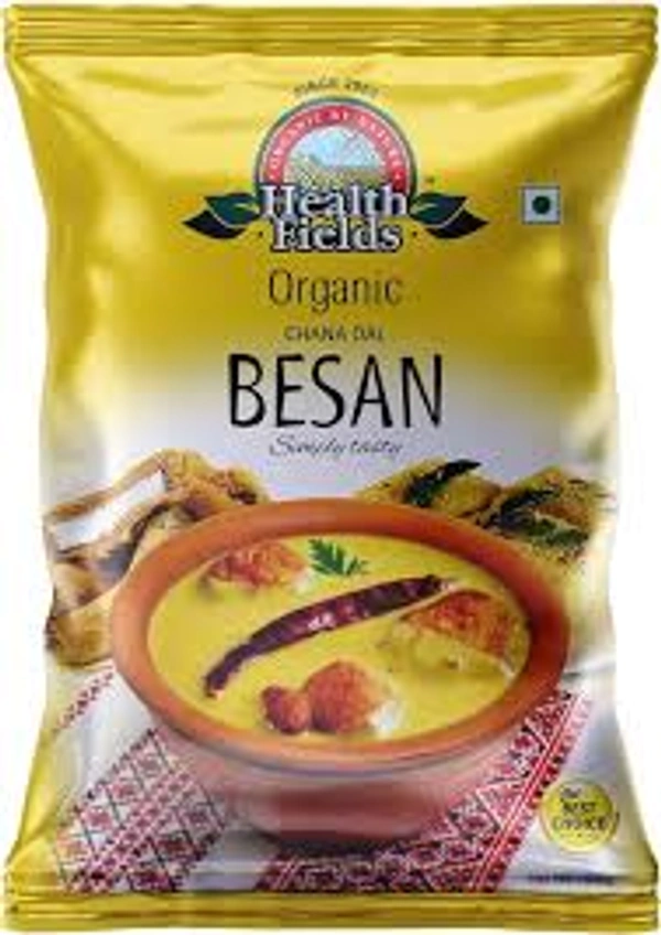 HEALTH FIELDS ORGANIC BESAN - 500GM