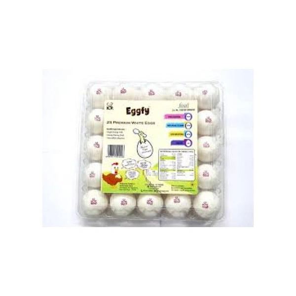 SHAM SUPER STORE HENVILLA WHITE EGG TREY - 25PCS