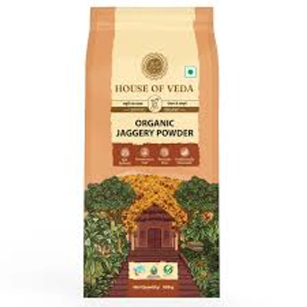 HOUSE OF VEDA ORGANIC JAGGERY POWDER - 500GM