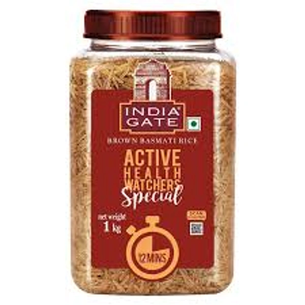 INDIA GATE ACTIVE HEALTH BROWN RICE - 1KG